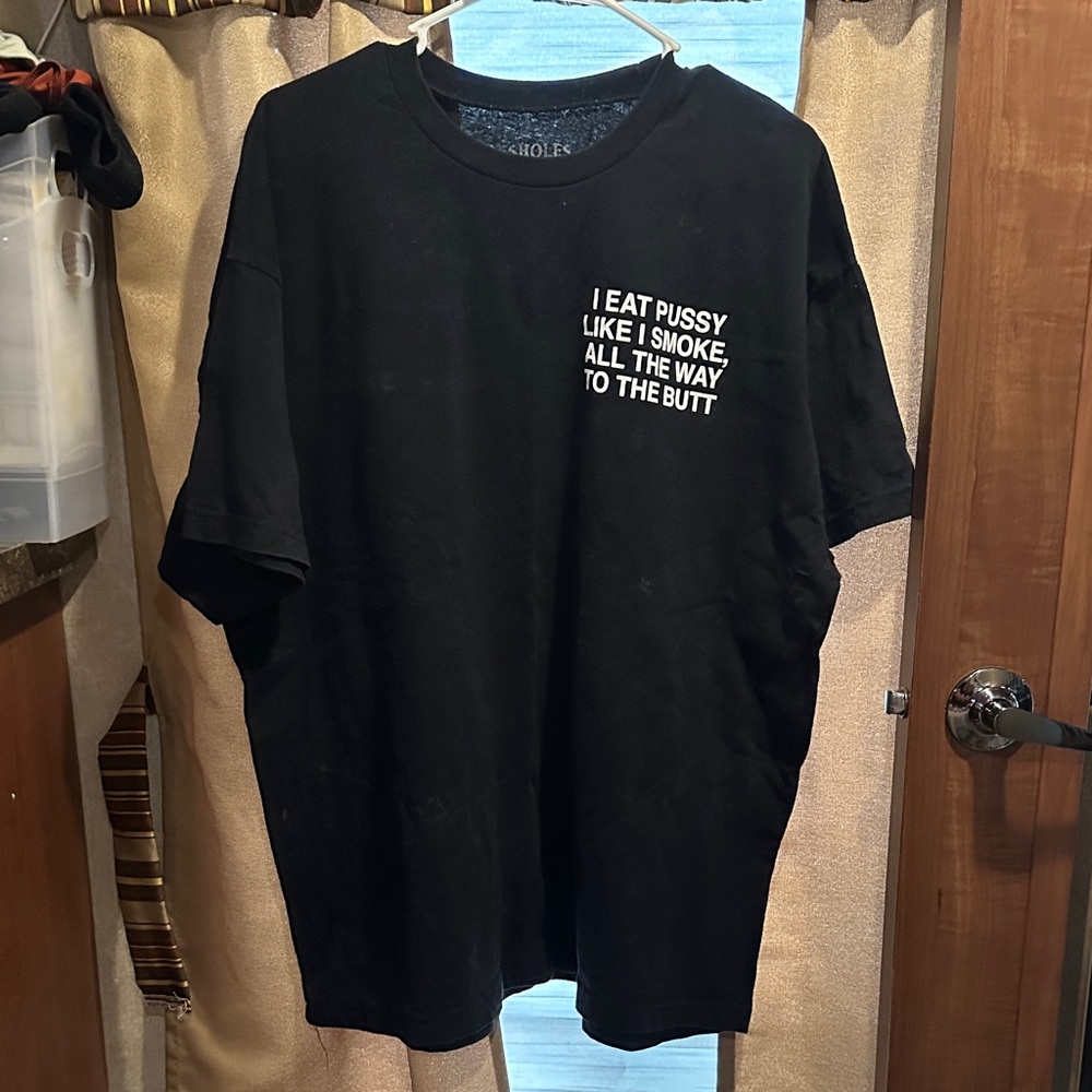 Assholes Live Forever Black T-Shirt